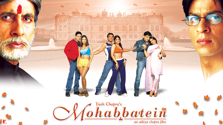 Indian film 'Mohabbatein'