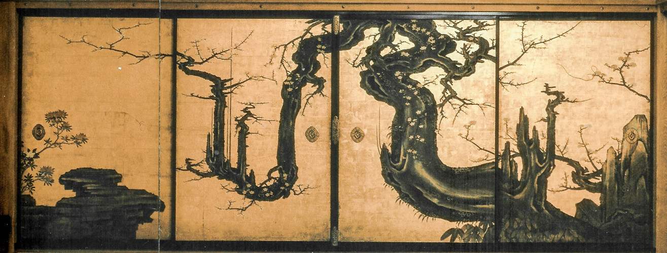 Old Plum by Kanō Sansetsu