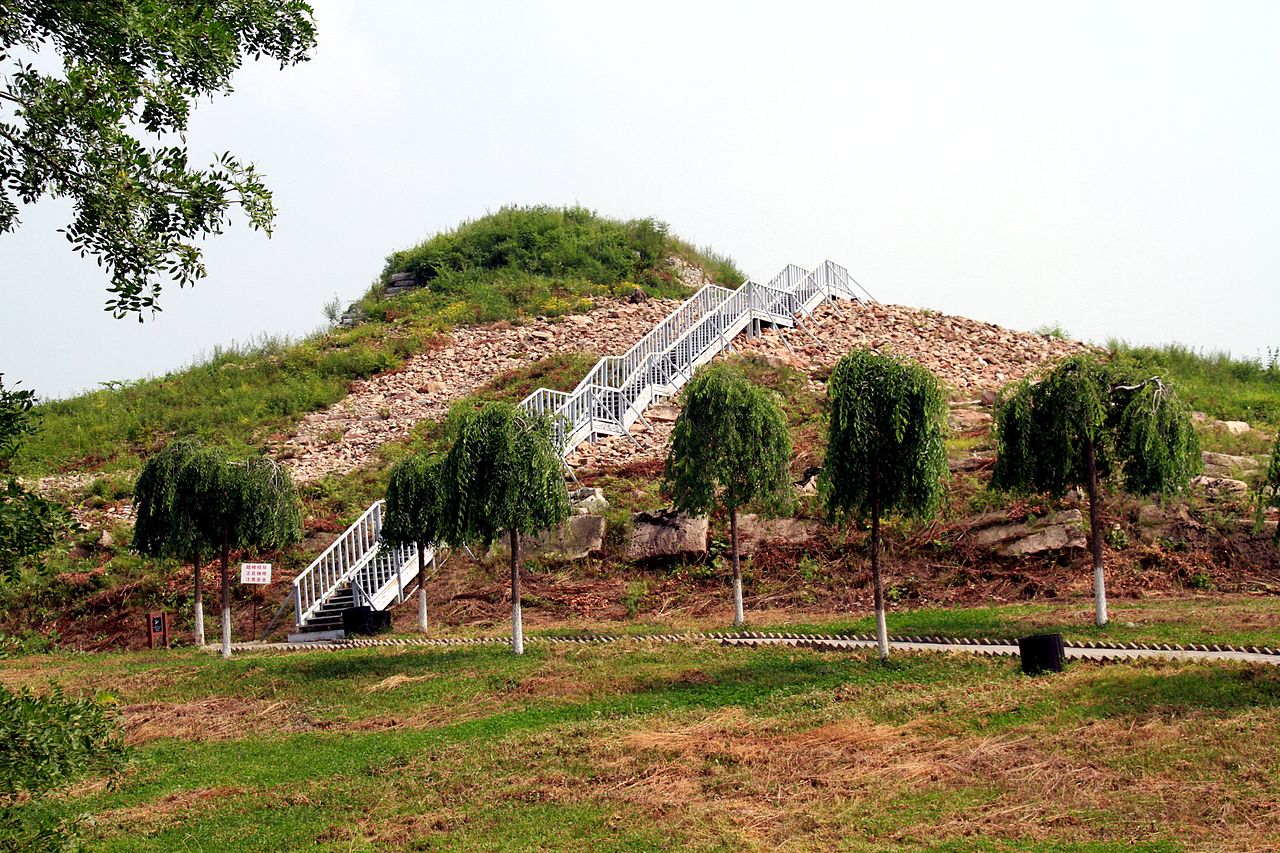 Mount of the Taiwang Tomb in Ji'an, Jilin Province, China.