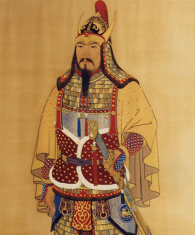 Modern image of King Kwanggaeto