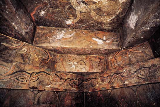 Mural Paings in the Main chamber, Ohoe Tomb #5