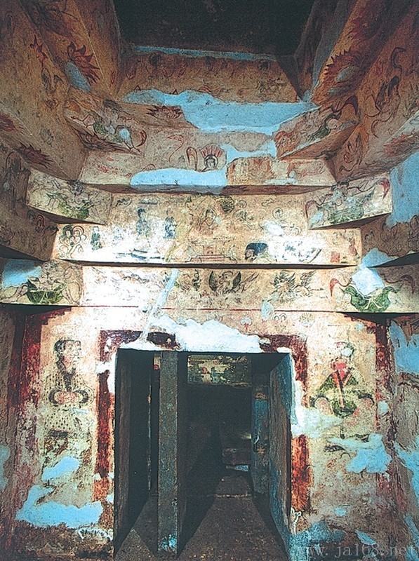 Paintings on East Wall of Front chamber, Changchuan Tomb #1