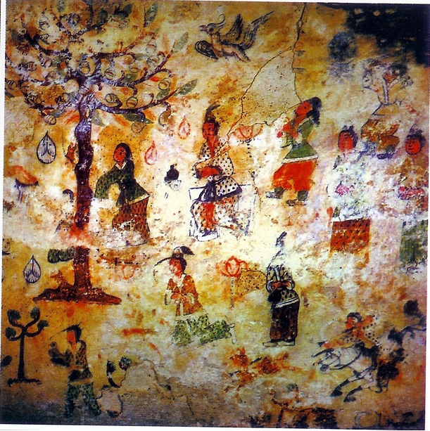 Right upper section of Paintings on North Wall, Changchuan Tomb #1