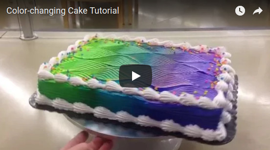 Color-Changing Cake