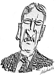 Caricature of John Dewey