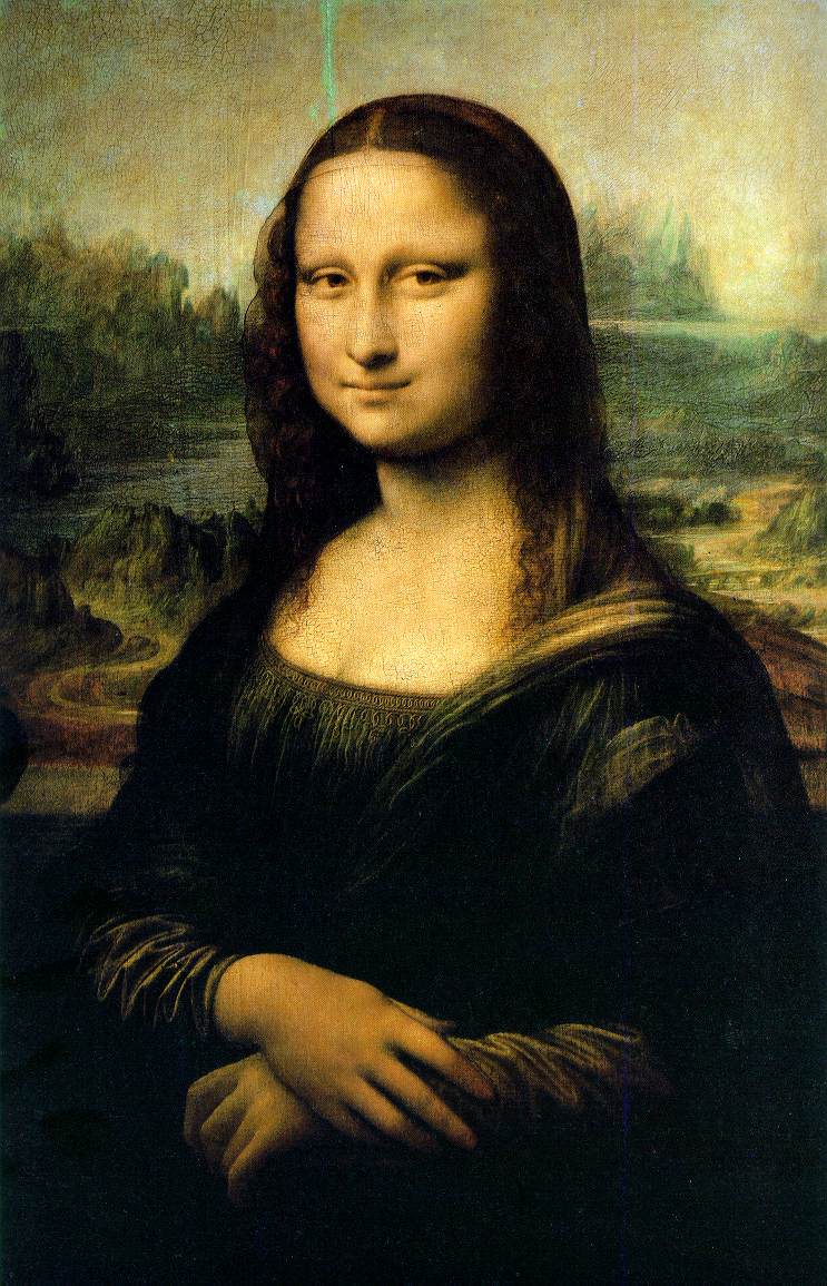 Leonardo da Vinci : Portrait of Mona Lisa.