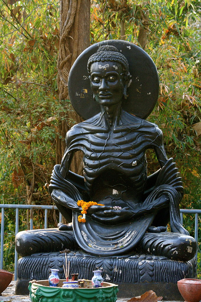 The emaciated Buddha