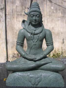 Green stone Shiva