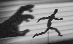 Hand shadow: Run for your life
