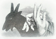 Hand-shadow art
