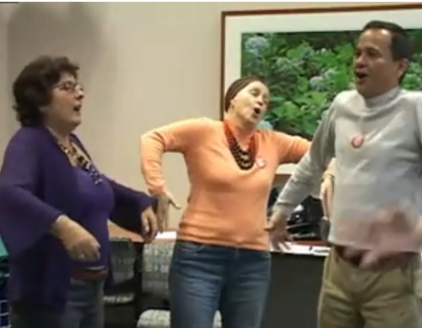Laughter Yoga at MD Anderson Cancer Center