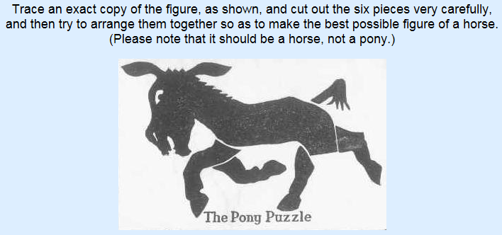 Sam Loyd's pony puzzle