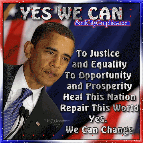 Obama: YES WE CAN