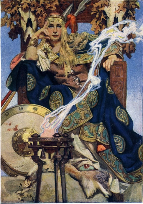Queen Maev by Joseph Christian Leyendecker (1907)