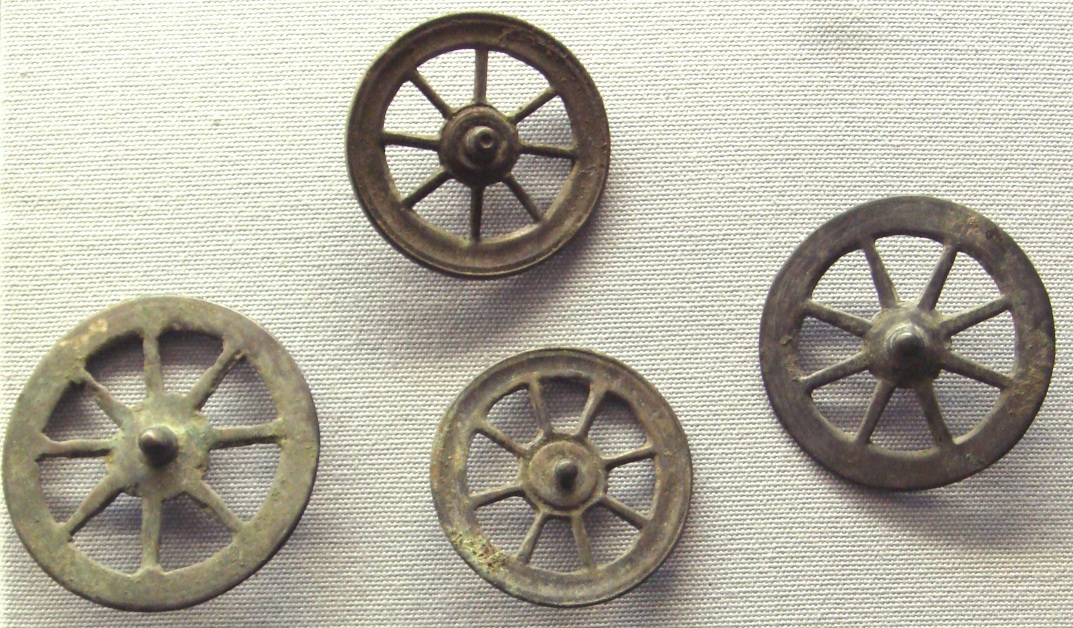 Votive Celtic wheels