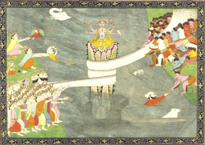 Samudra manthan: The churning of the ocean of milk