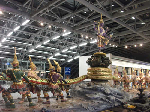 Samudra manthan: Suvarnabhumi Airport in Bangkok