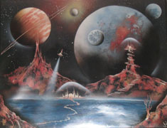 SciFi spray-painting