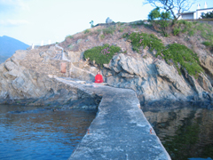Meditando en el mar