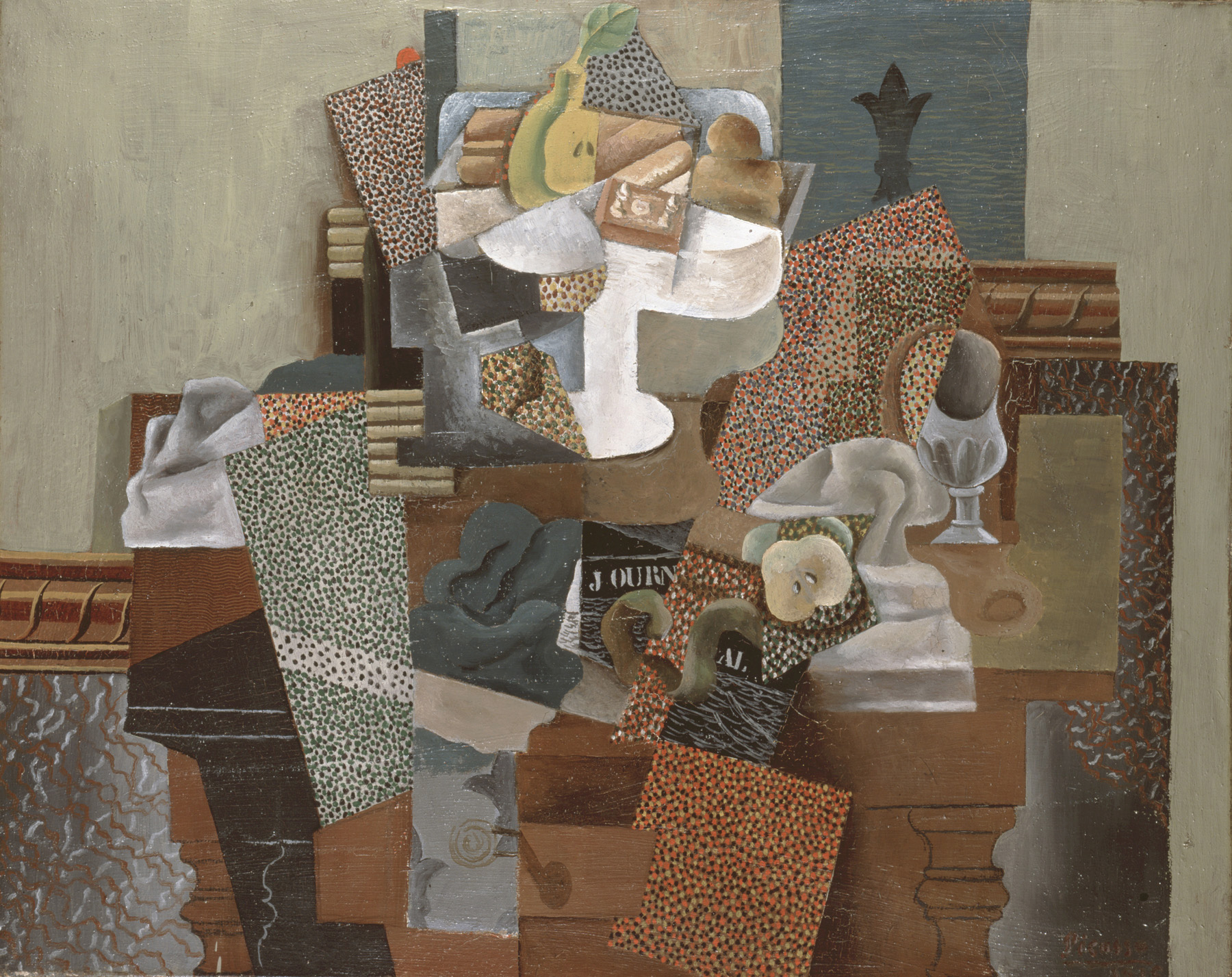 Still Life with Compote and Glass (1914/15)