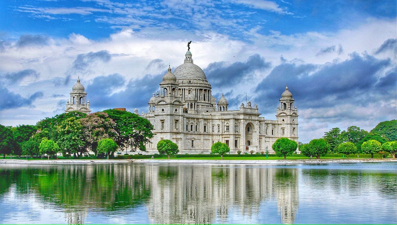 The Victoria Memorial, Kolkata, India.