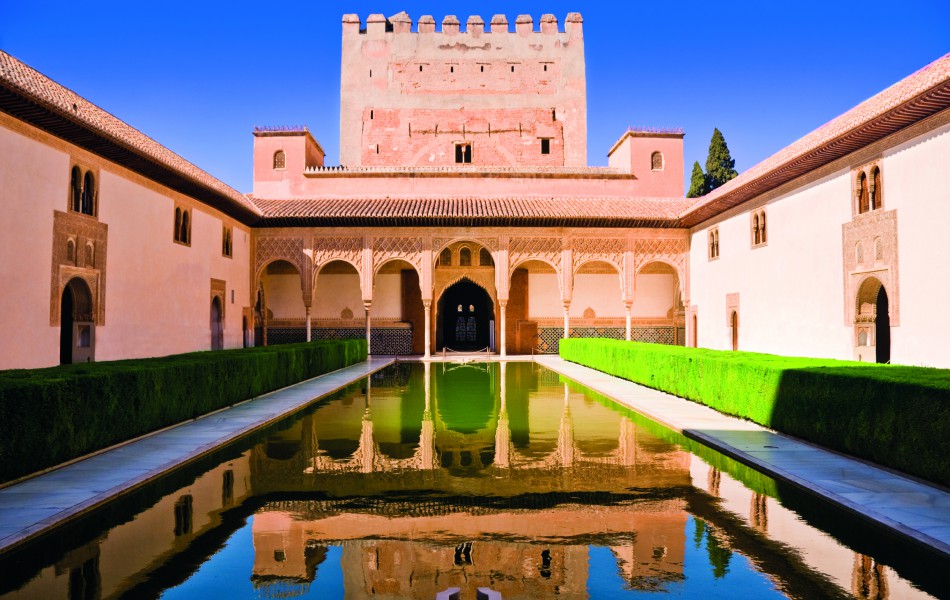 Palacio Nazaries, Alhambra, Granada, Spain.