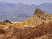 Zabriskie point death valley deserts